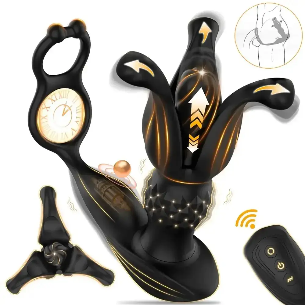 wasserdichter anal vibrator mit fernbedienung