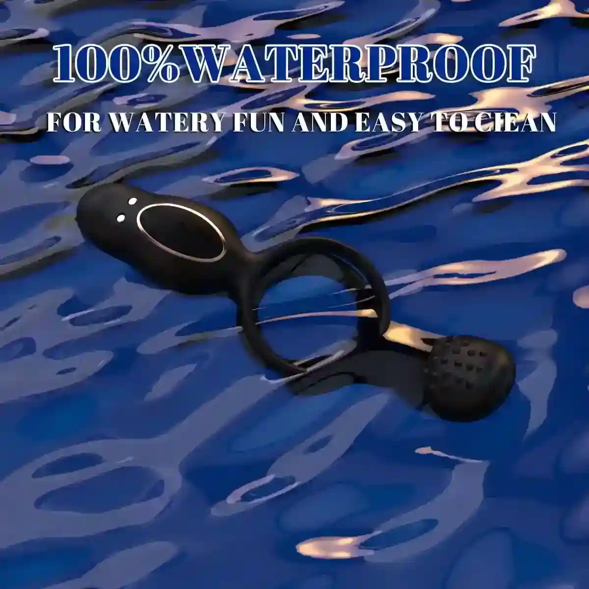 wasserdichter doppelring vibrator silikon