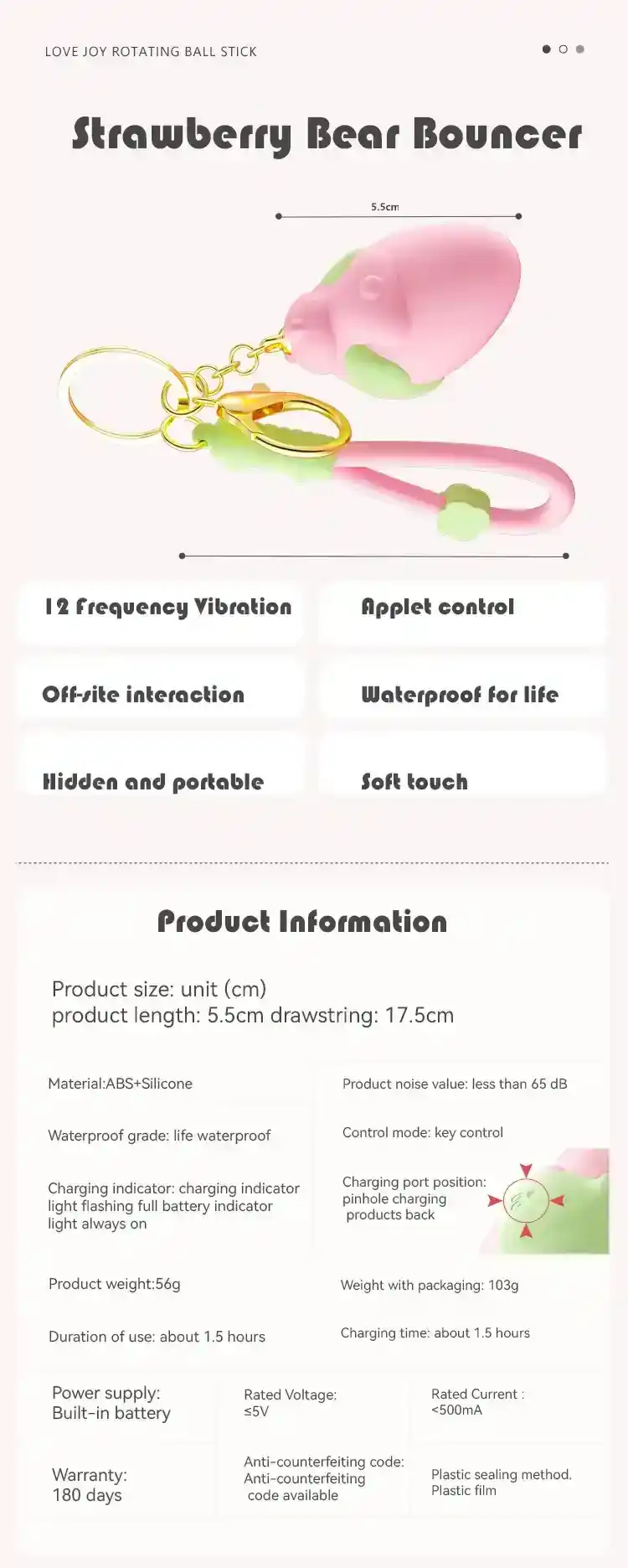 wasserdichter mini vibrator silikon