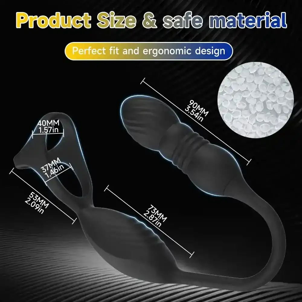wasserdichter prostata plug mit vibration