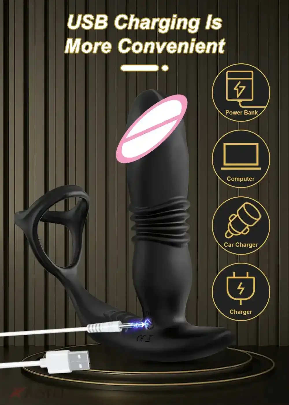 wasserdichter prostata vibrator anal