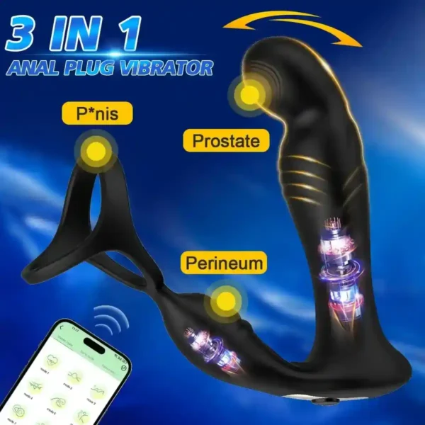 wasserdichter prostata vibratorring silikon
