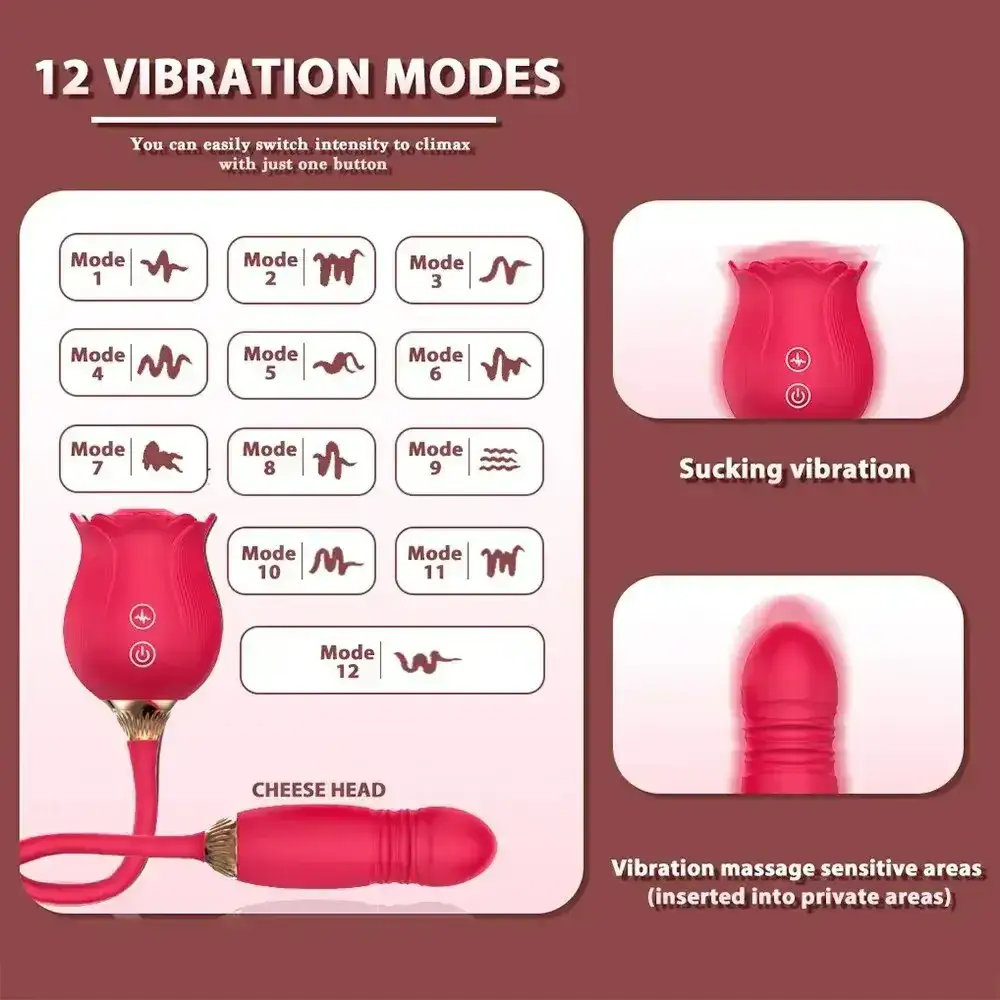 wasserdichter rosen vibrator diskret