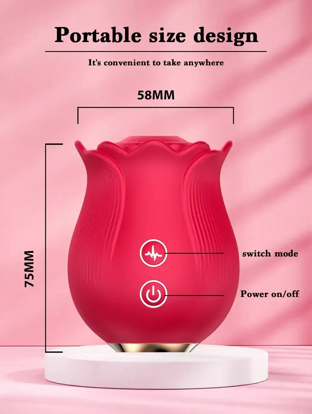 wasserdichter rosen vibrator fur paare