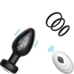 wasserdichter silikon analplug vibrations