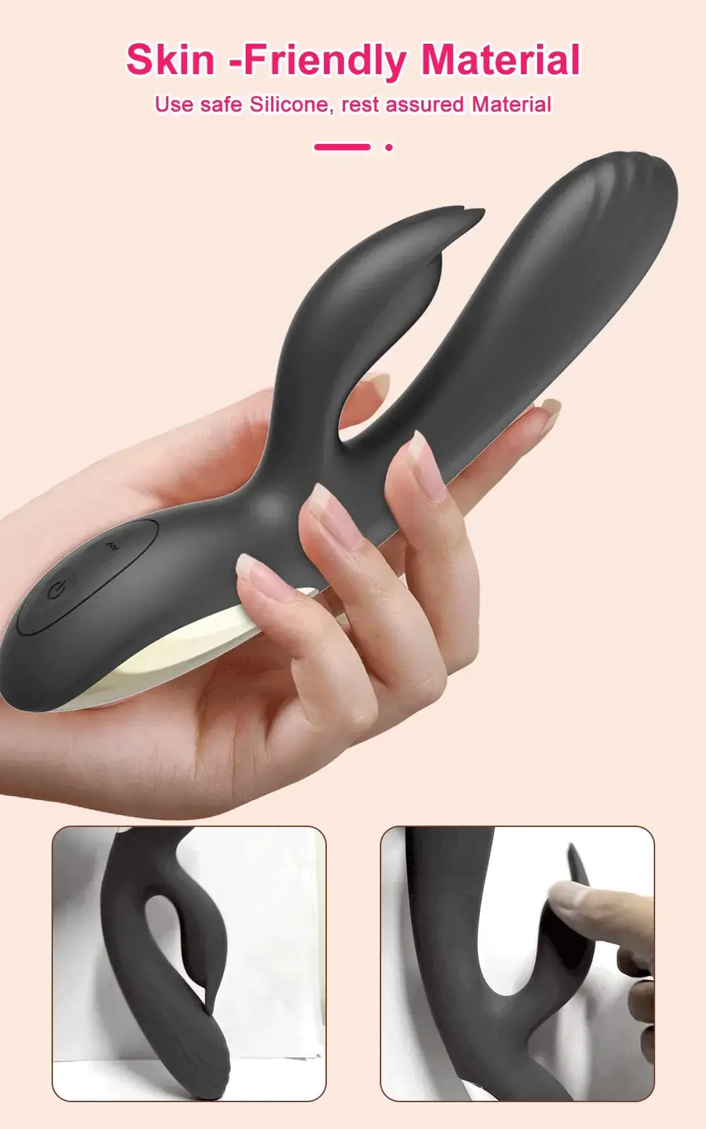 wasserdichter silikon vibrator rabbit