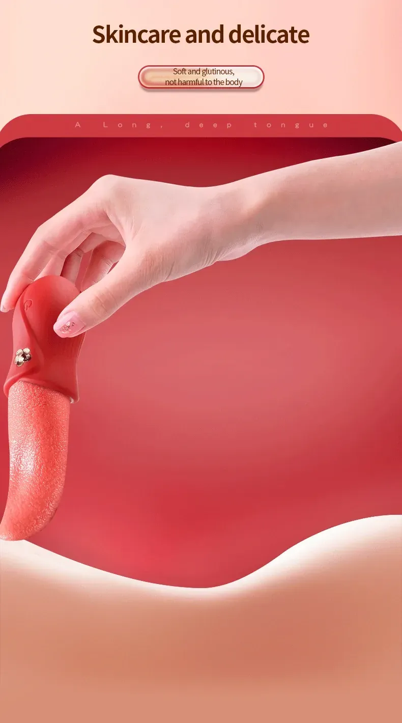 wasserdichter zungenvibrator silikon