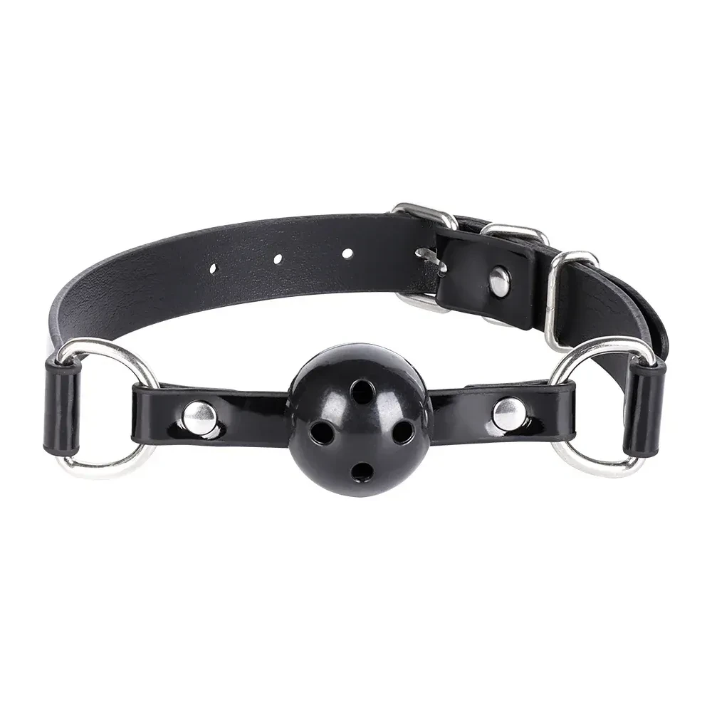 wasserfester ball gag pu leder