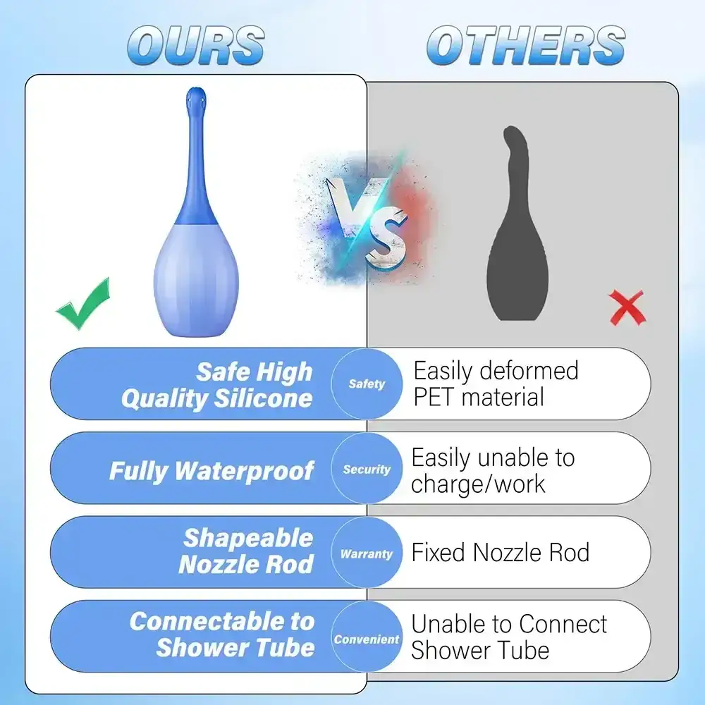 weiche silikon analdusche hygiene