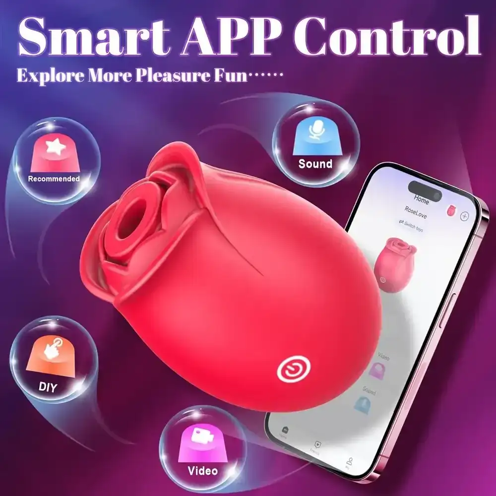 wiederaufladbarer klitorisvibrator rose