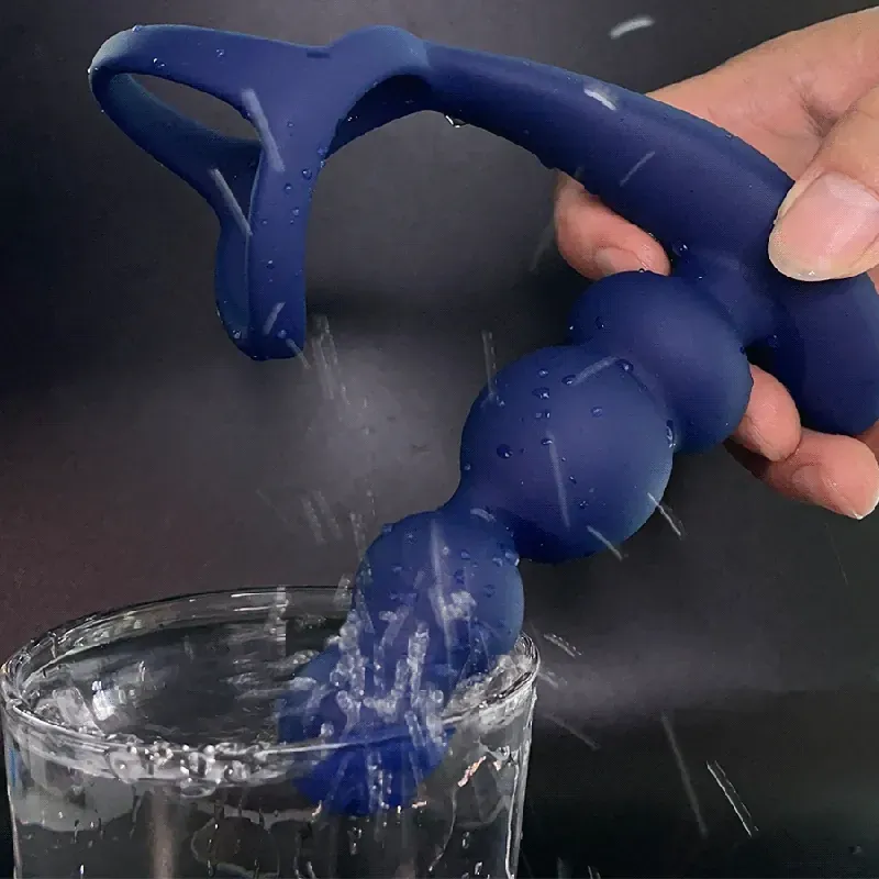 wiederaufladbarer prostata plug schwarz