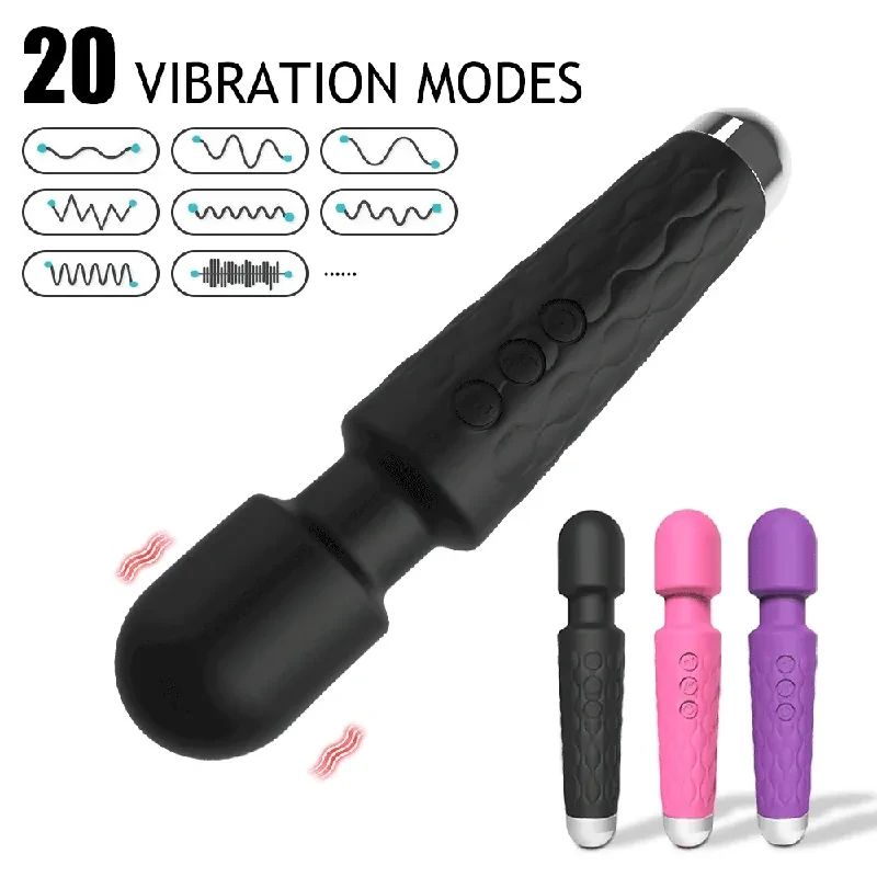 wiederaufladbarer silikon massagestab 1