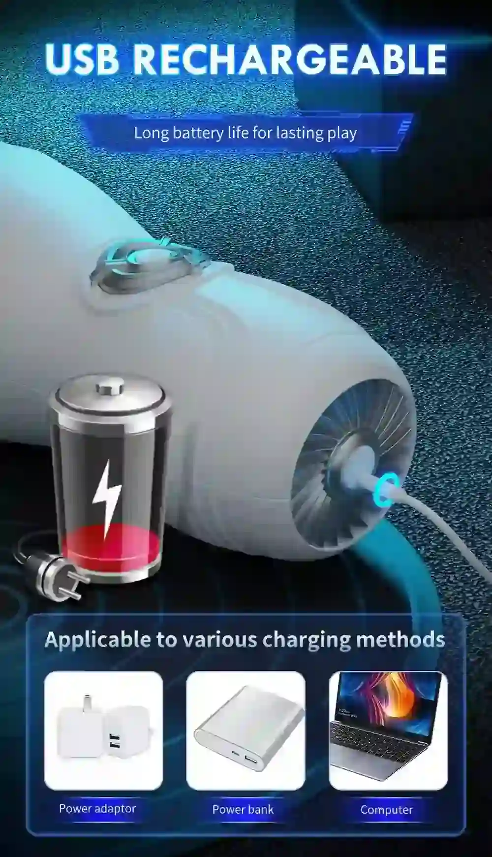 wiederaufladbarer vibrator fur manner