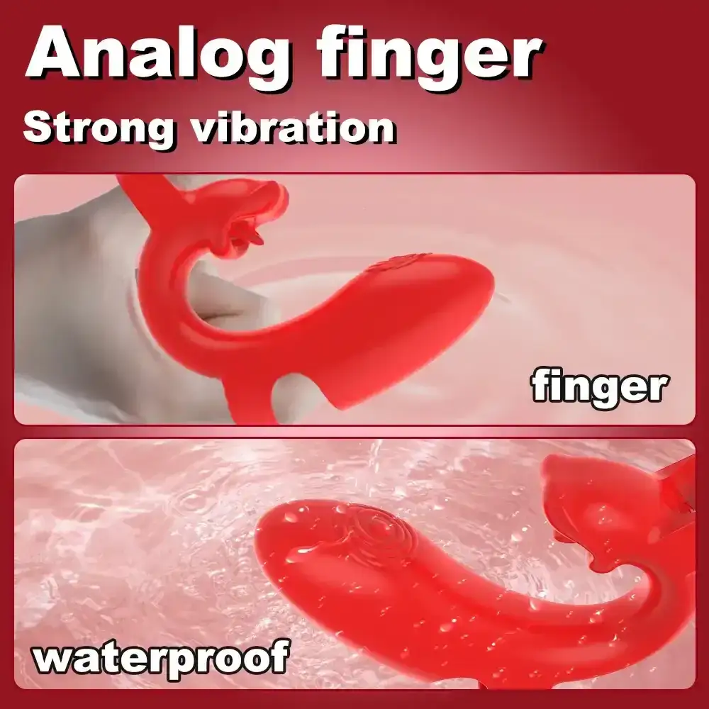 zungenformiger vibrator sanftes silikon