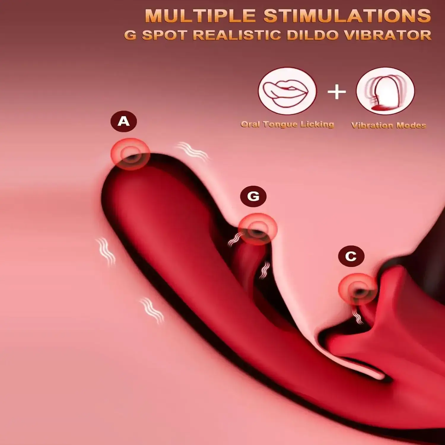zungenvibrator mit 10 vibrationsstufen