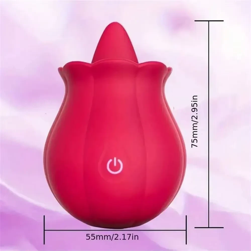 zungenvibrator rose silikon wiederaufladbar