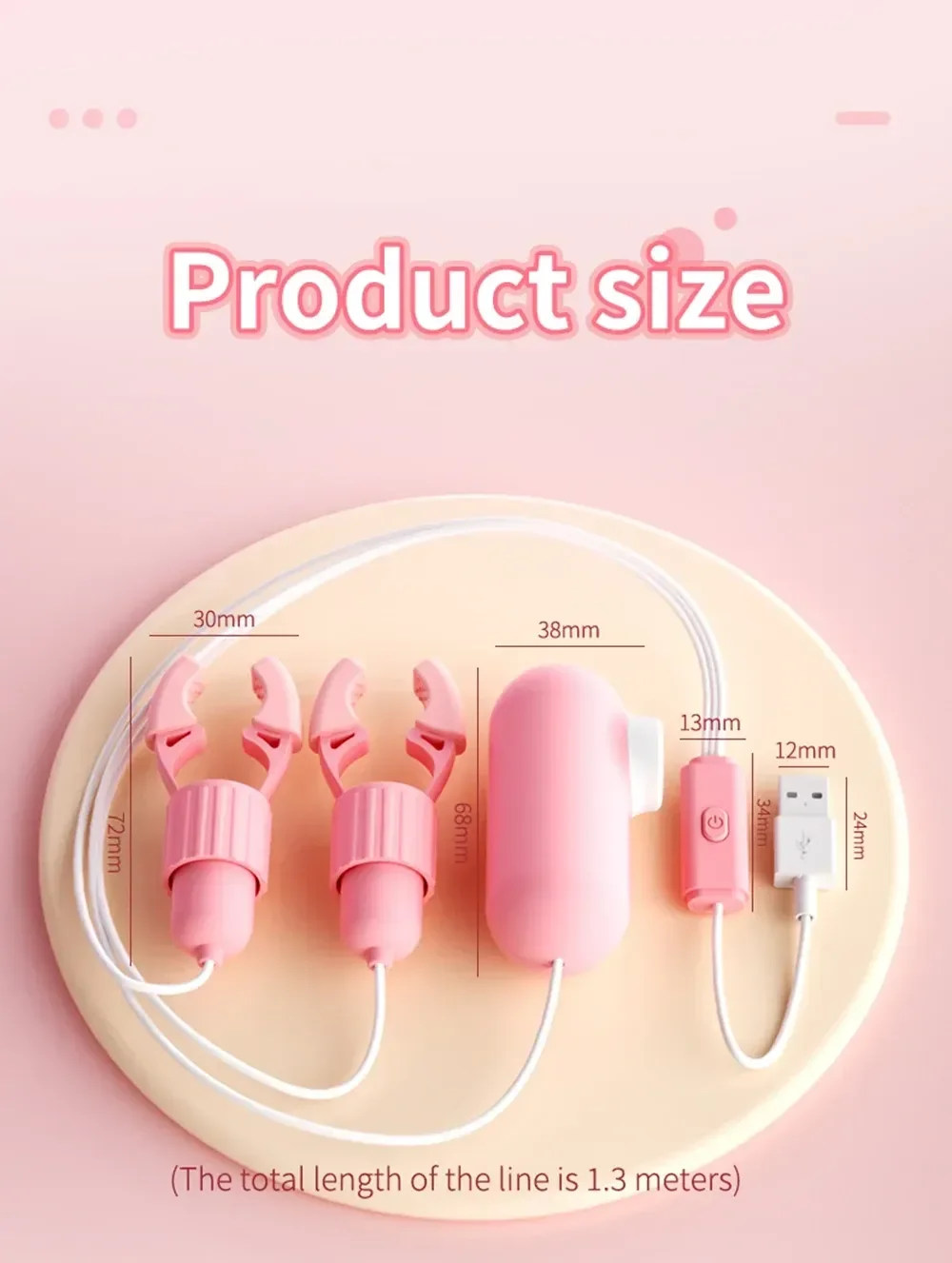 12 frequenz vibrator usb plug