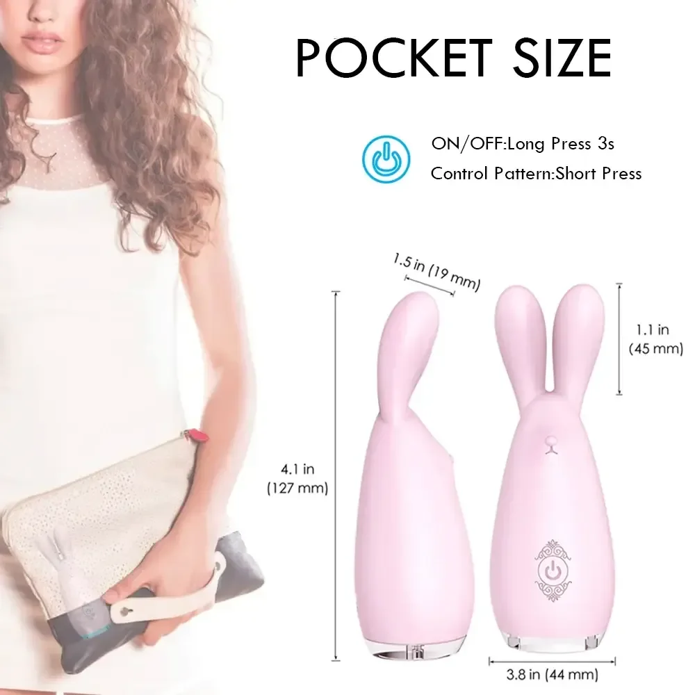 9 led farblichte hasen vibrator