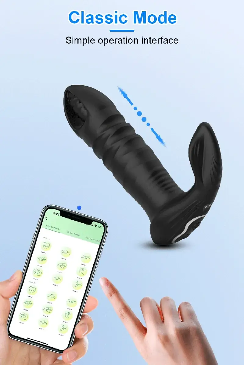 anal dildo mit 3 schubmodi