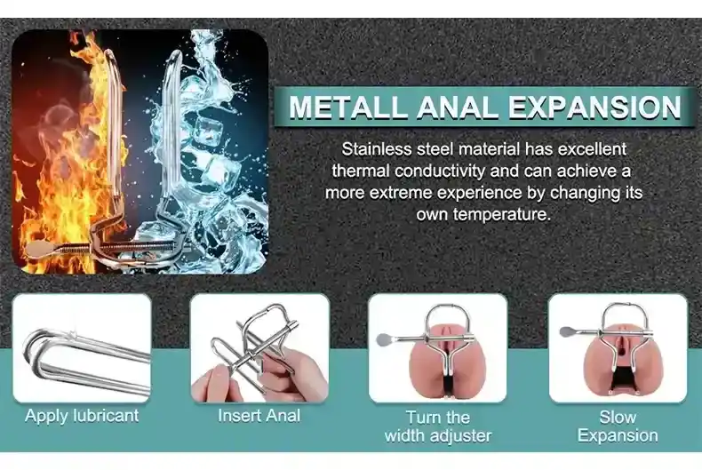 anal plug gross silber