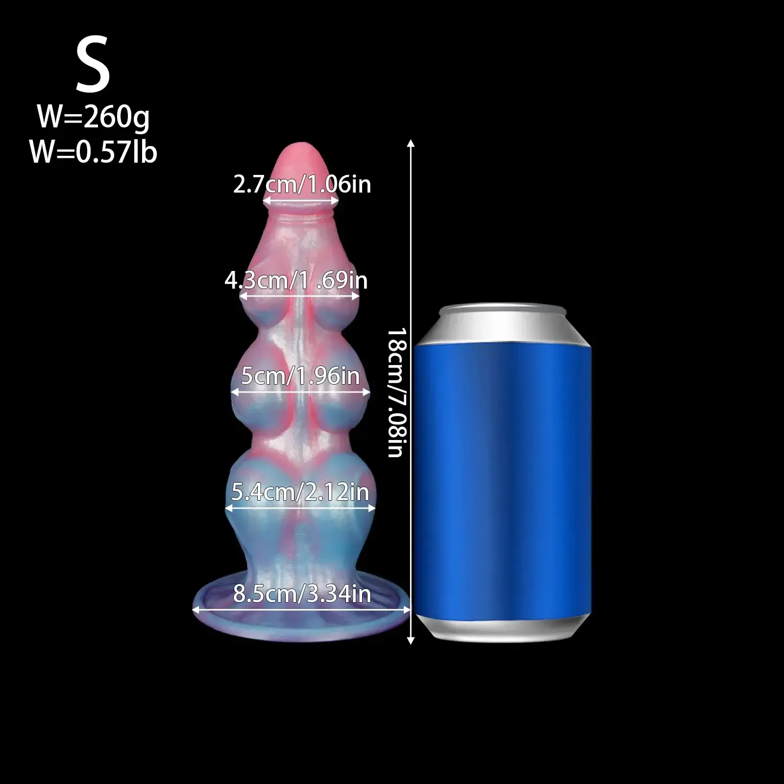 anal plug knoten design silikon