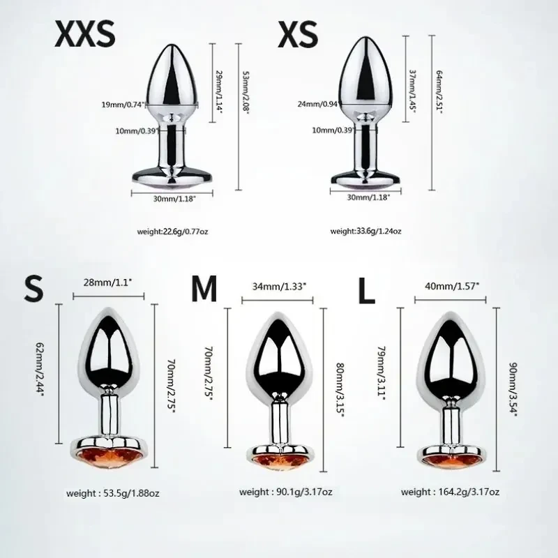 anal plug kristall sterling silber groß