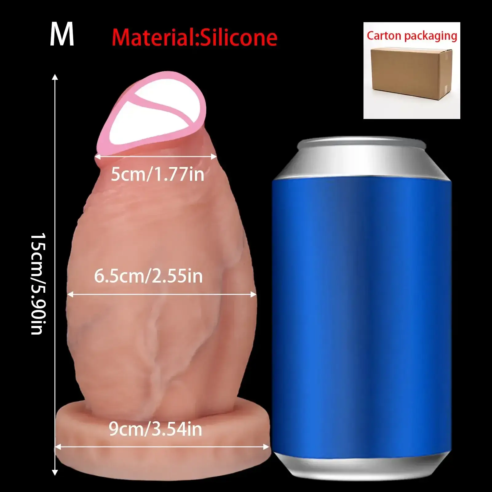 anal plug m 15cm silikon