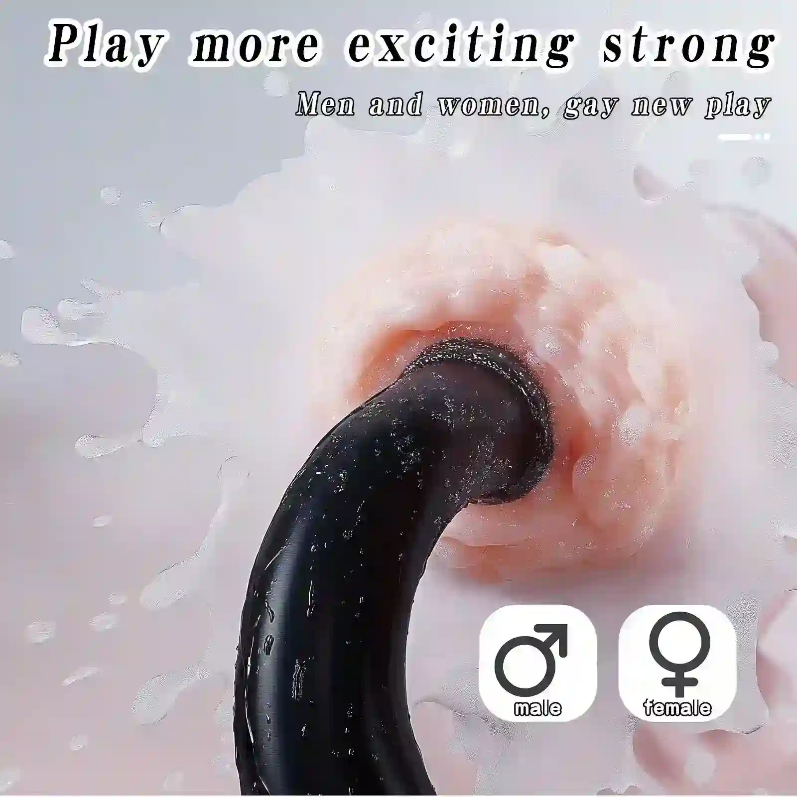 anal plug mit hohlkern silikon