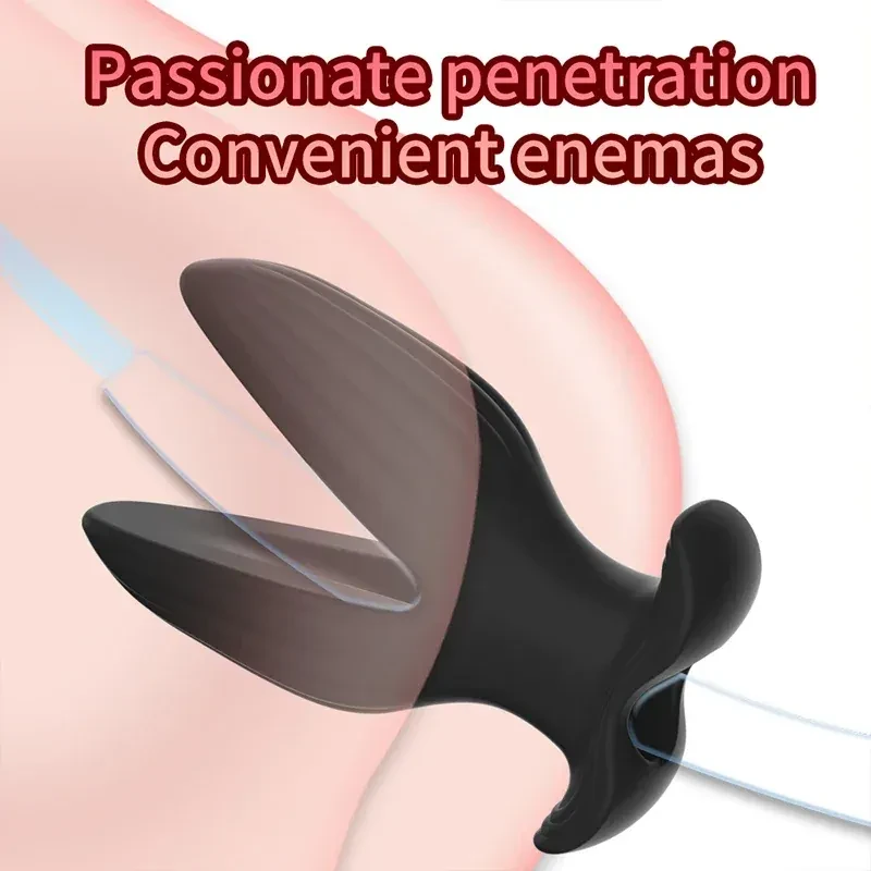 anal plug mit hohlraum silber