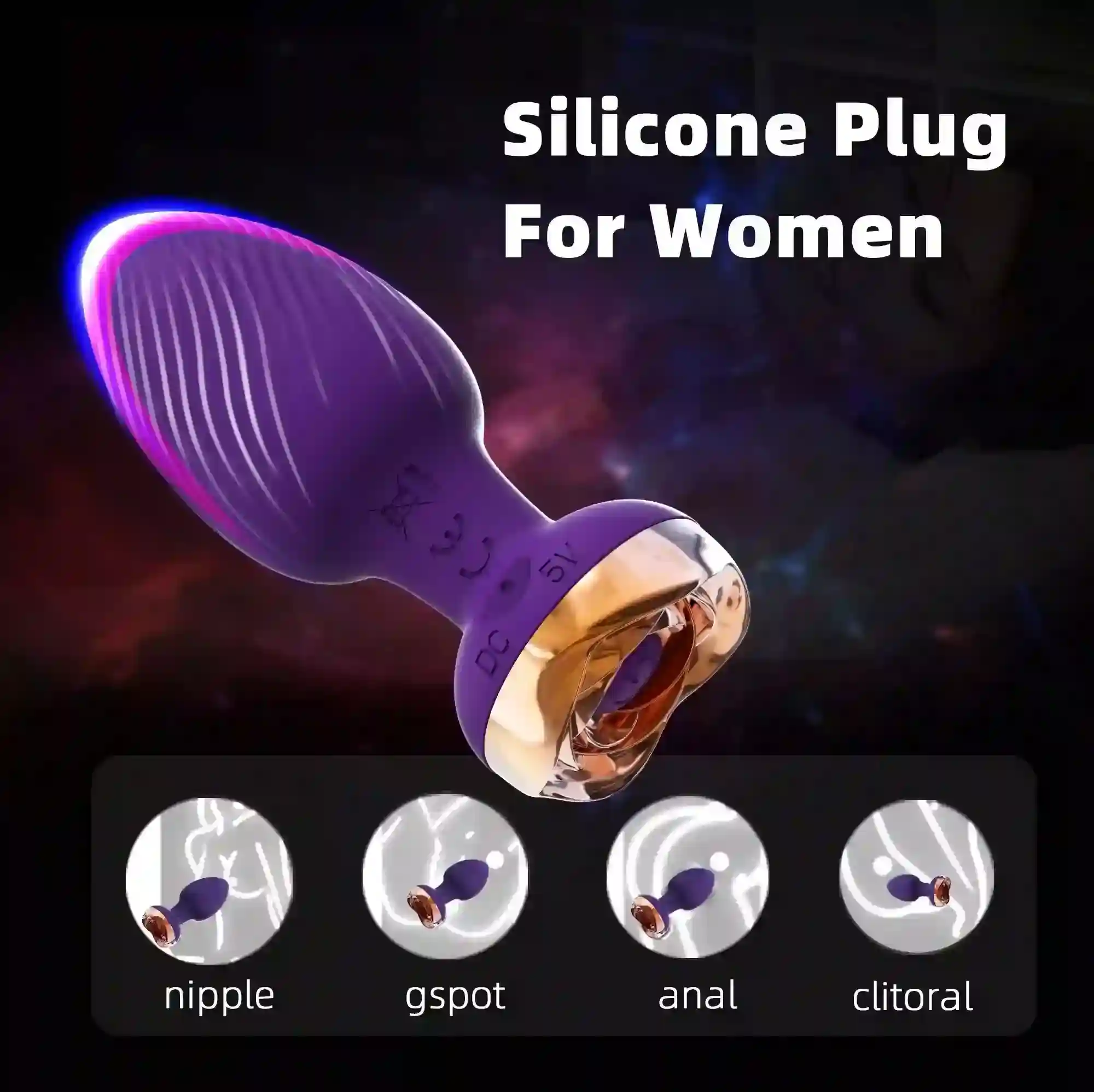 anal plug rose form wasserdicht