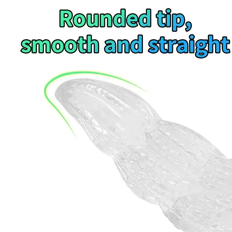 anal plug transparent pvc