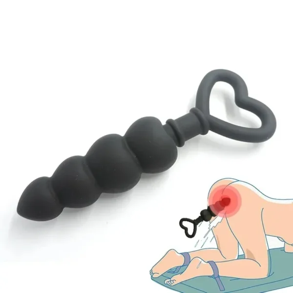 anal plug transparent silikon