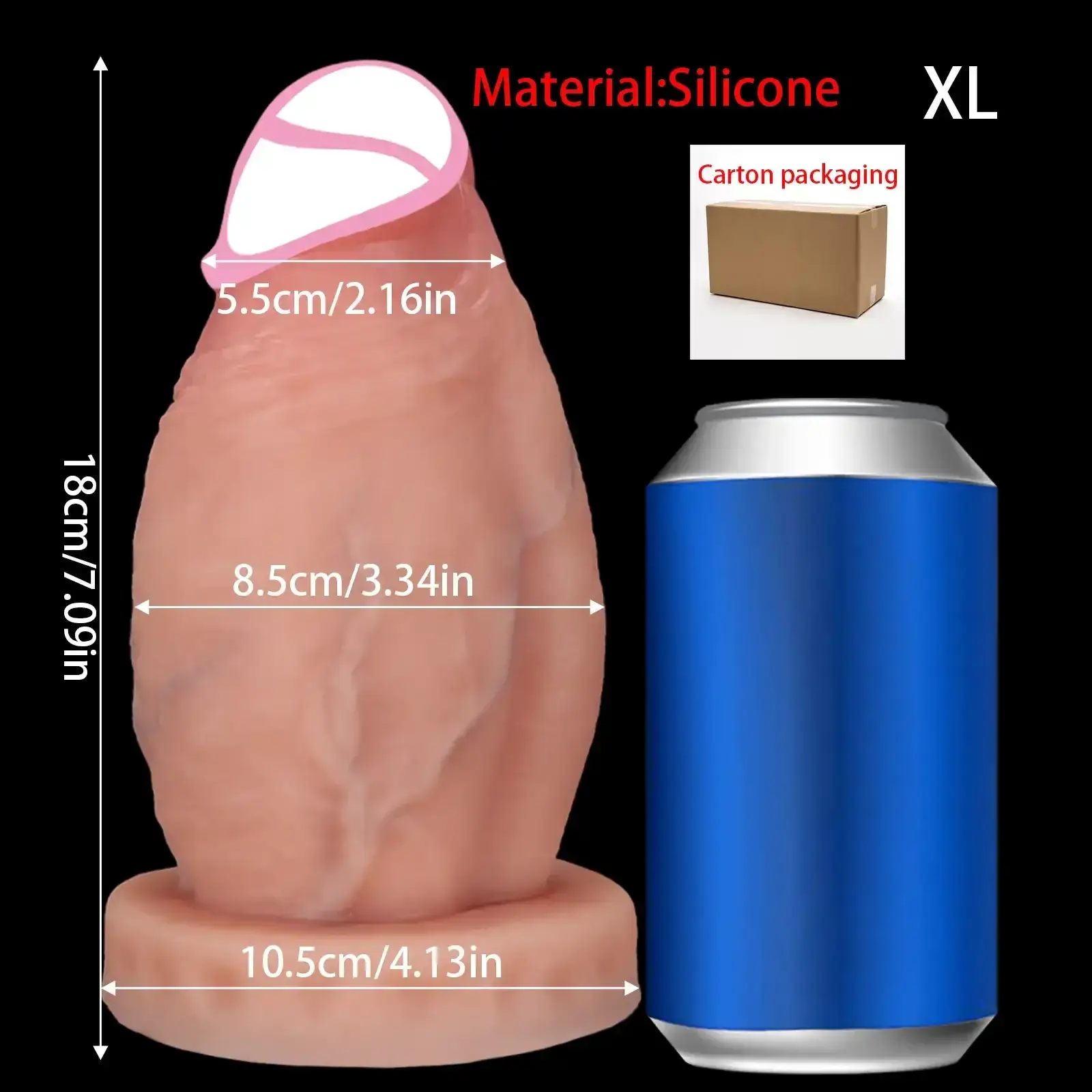 anal plug xl 18cm silikon