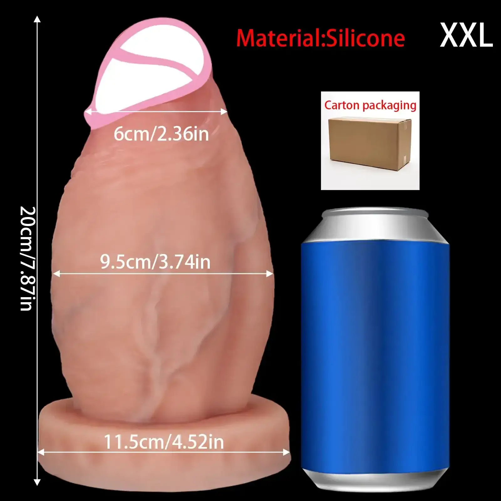 anal plug xxxl 22cm silikon
