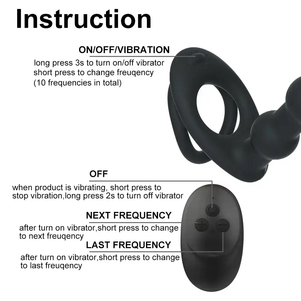 anal vibrator mit ring
