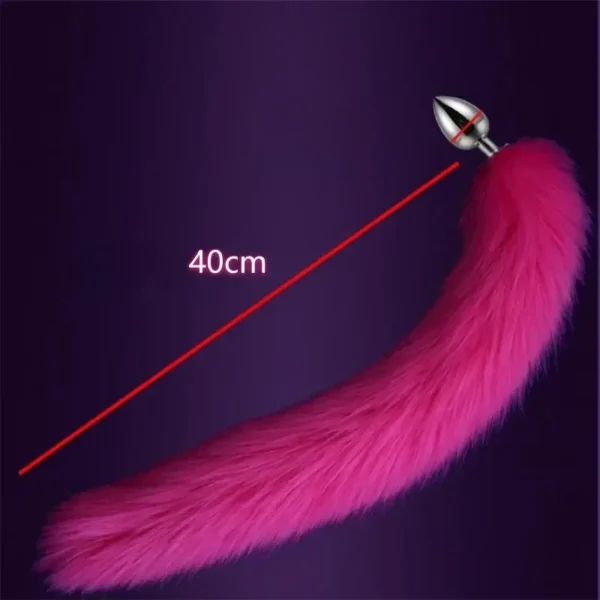 analdildo fuchsschwanz elegant metall