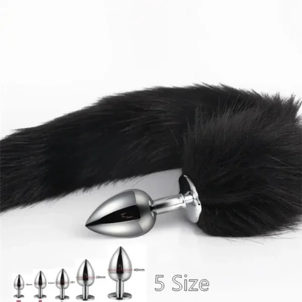 analdildo fuchsschwanz sexy metall