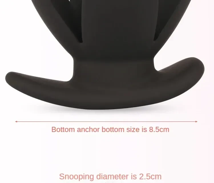 analdildo mit blutenblatt design