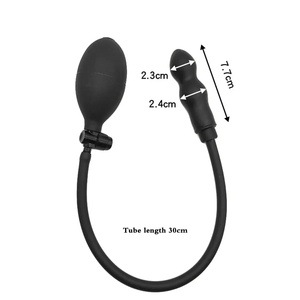 analdildo silikon medizinisch aufblasbar
