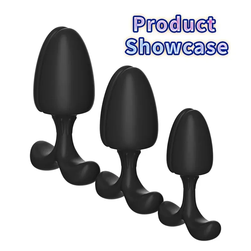 anale dehnungs plugs silikon set schwarz