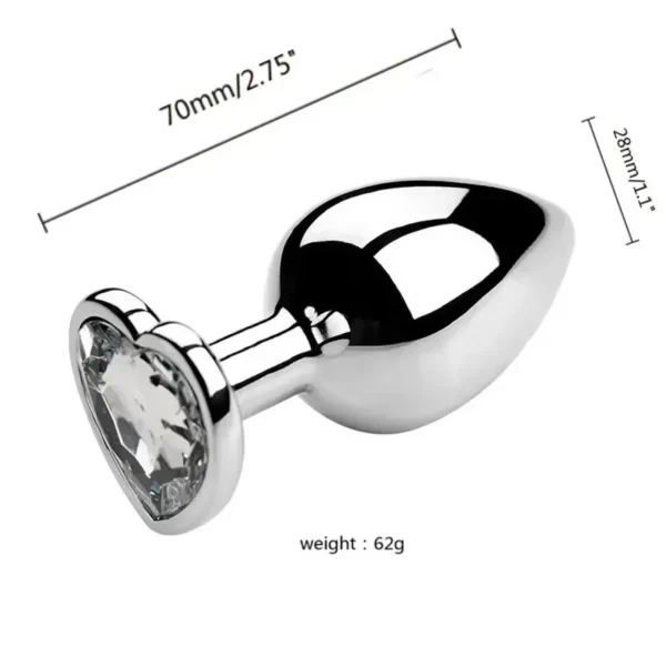 analkegel aus metall glatt