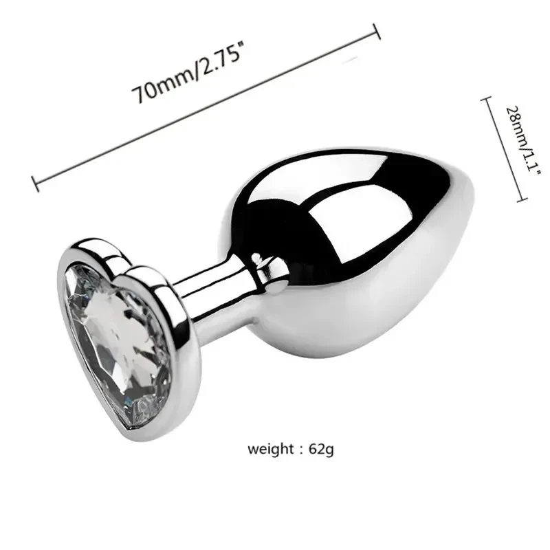 analkegel aus metall glatt