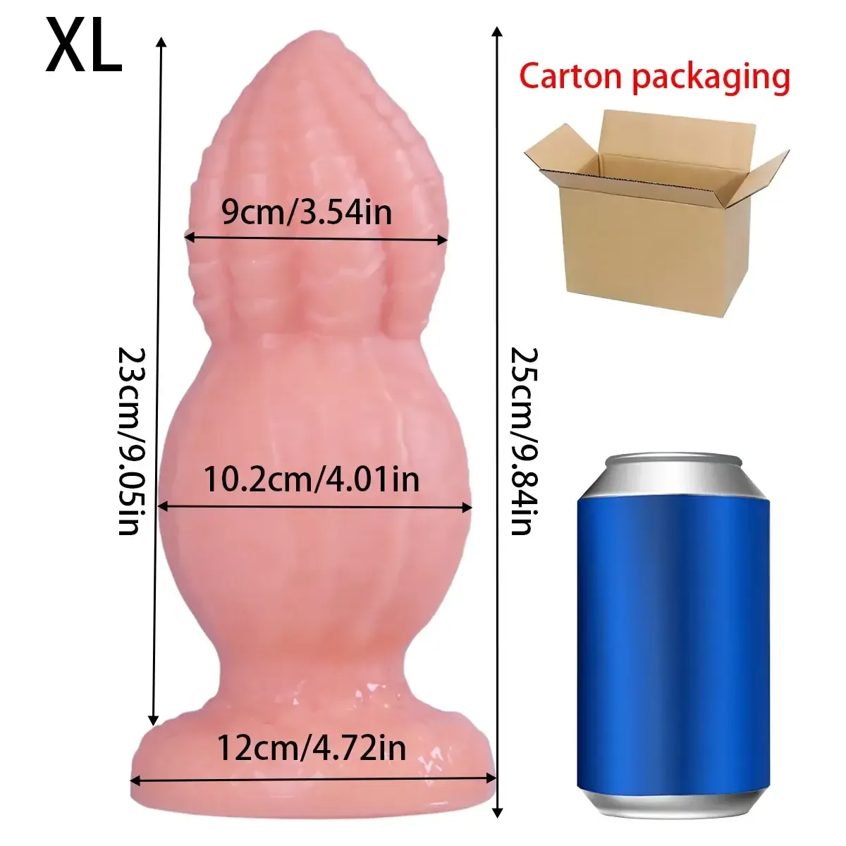 analplug gummi flexibel fleischfarben