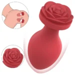 analplug set mit rosenmuster