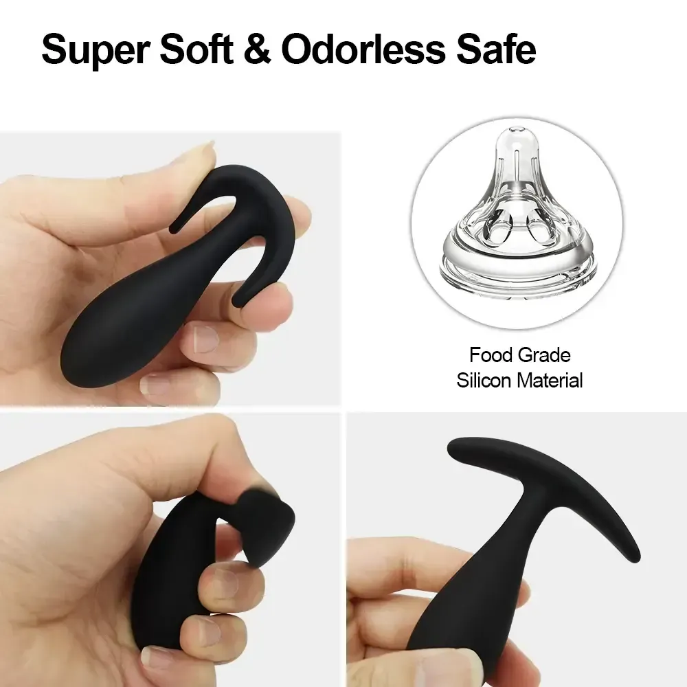 analplug silikon glatt ergonomisch