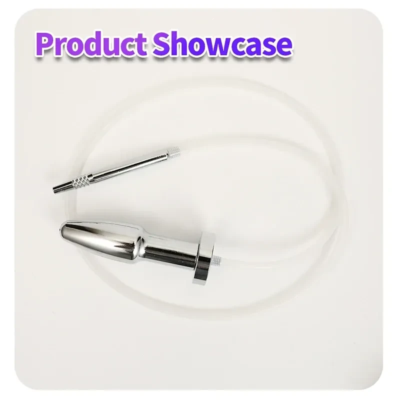 analplug spulbar silberfarben