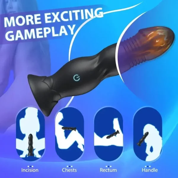 app-gesteuerter prosta massager 9 frequenzen