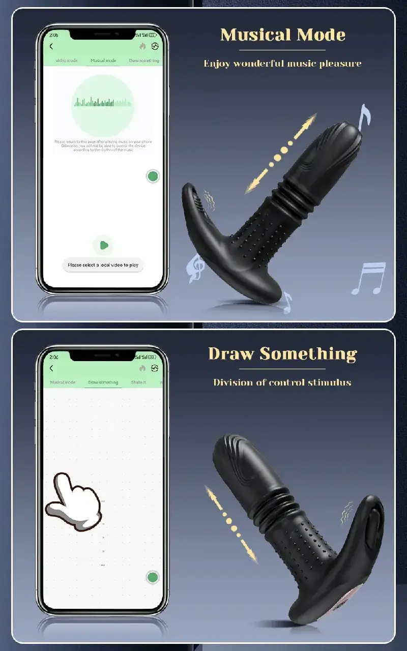 app gesteuerter vibrator
