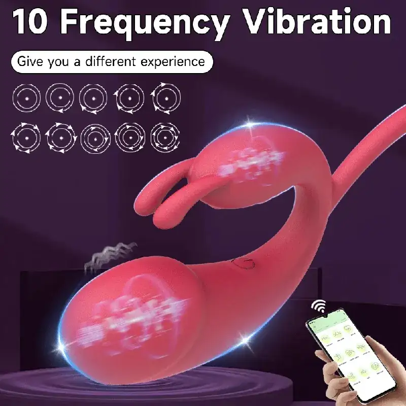 app kontrollierter doppel vibrator