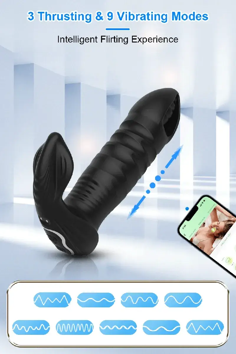 app steuerbarer anal plug schwarz